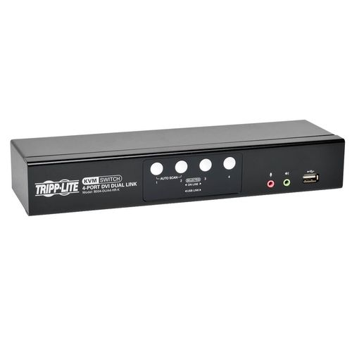 4 Port Desktop Dual Link Dvi Kvm Sw 6jq25 Direct Supply