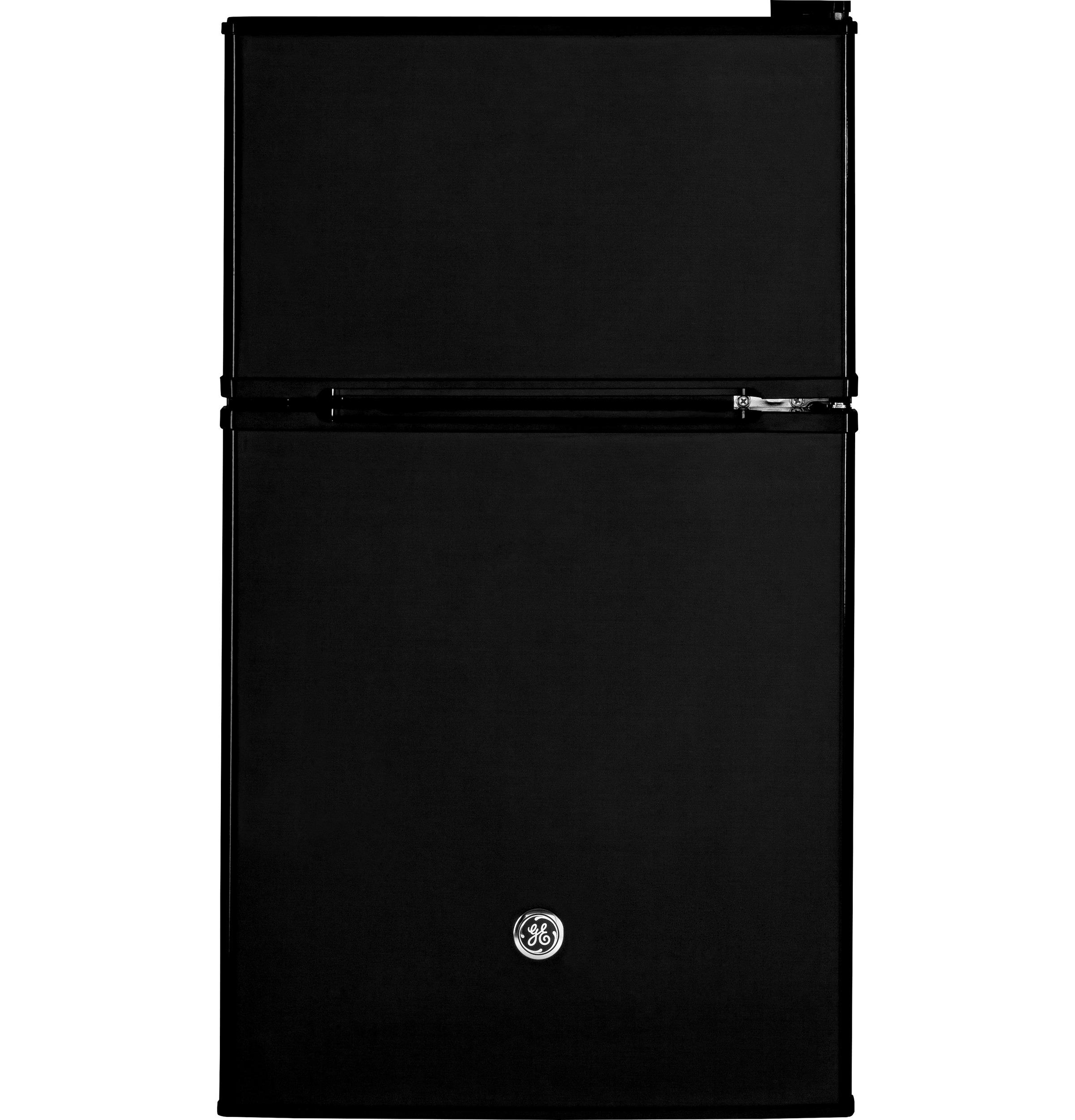 GE® ENERGY STAR® 3.1 Cu. Ft. Compact Refrigerator with Freezer - Appliance Color: Black