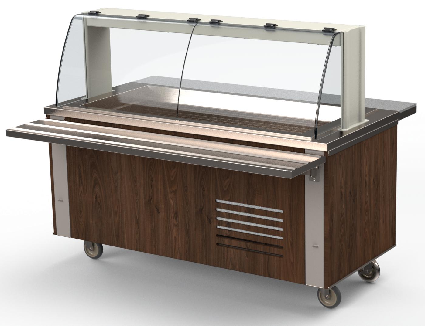 Multiteria MPHC-4-G-MOD M-Power - 4 Well Hot Modular Serving Counter ...