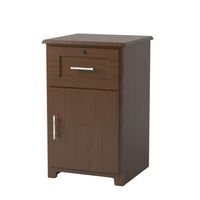 Scottsdale 1-Door/1-Drawer Bedside Cabinet with Lock