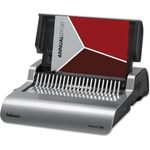 Fellowes® Quasar 500 Electric Comb Binding System, 16 7/8 x 15 3/8 x 5 1/8, Metallic Gray