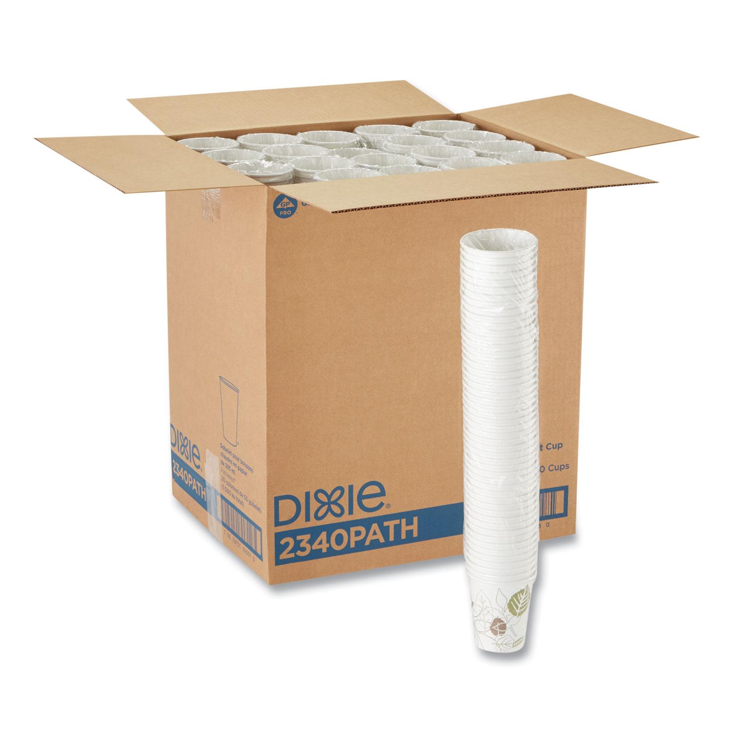 Dixie® Pathways Paper Hot Cups, 10 oz, 1000/Carton
