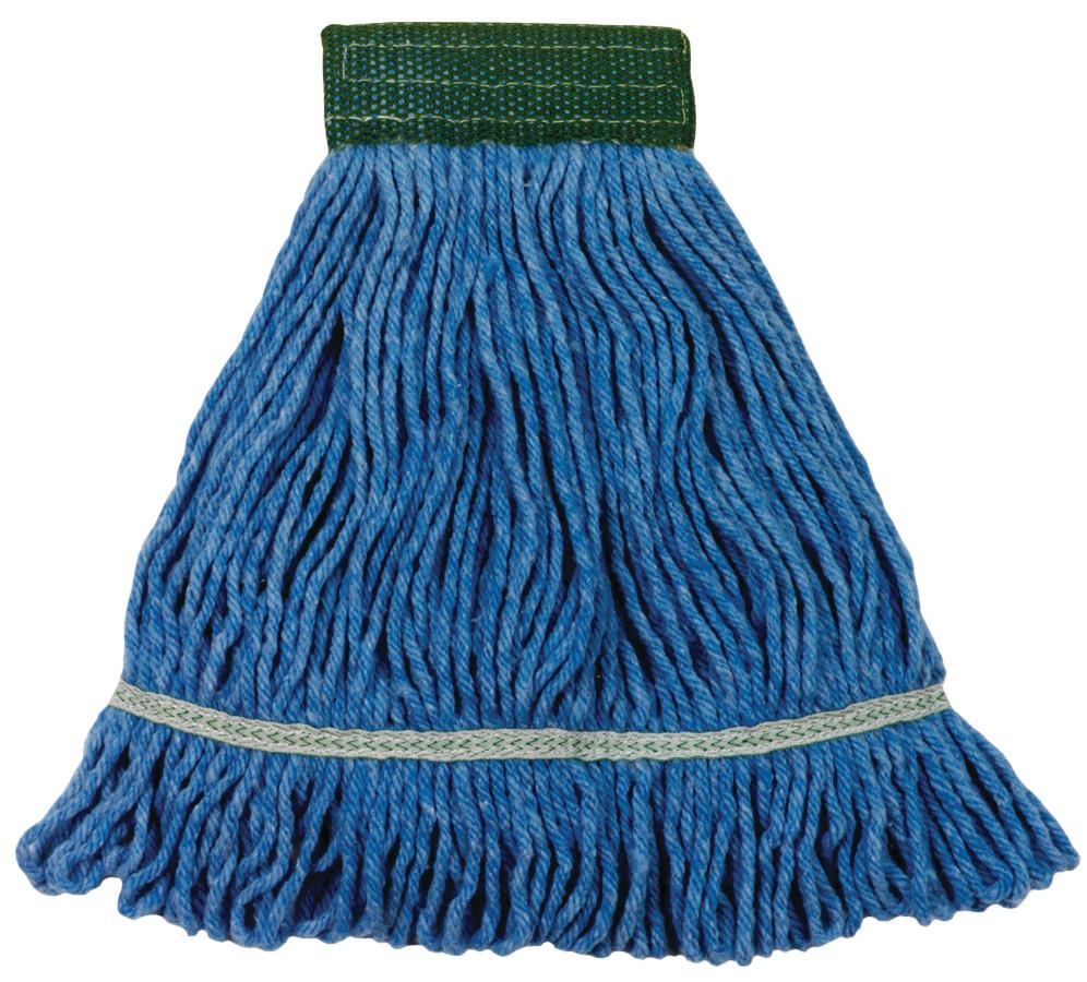 Direct Supply® Loop Mop, 1¼" Tape Narrow Band, Medium - Yarn Color: Green