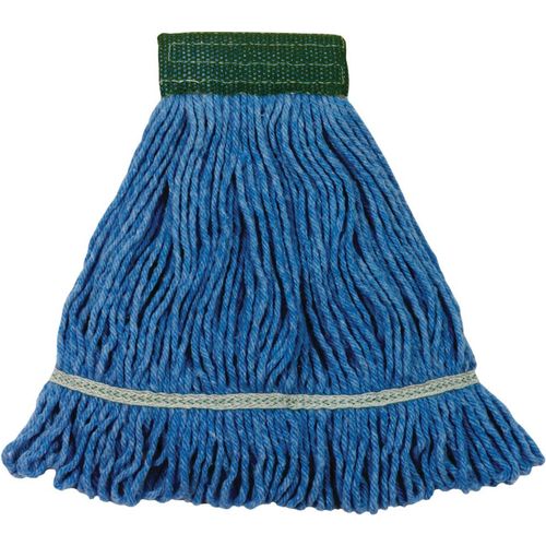Direct Supply® Loop Mop, 1¼" Tape Narrow Band, Medium - Yarn Color: Blue