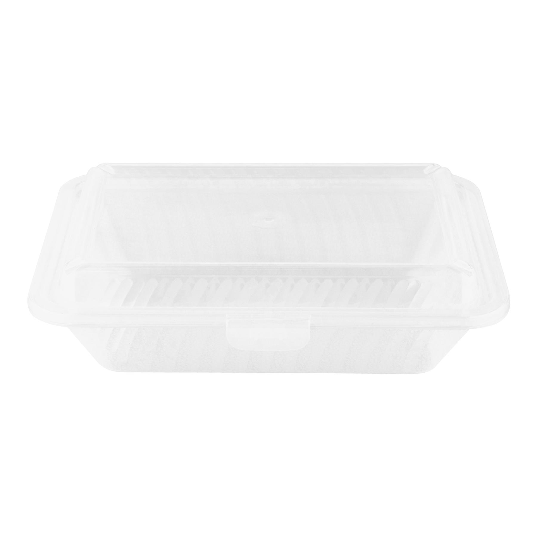 Single Entree, Clear, Polypropylene, Food Reusable Container, CL-Clear ...