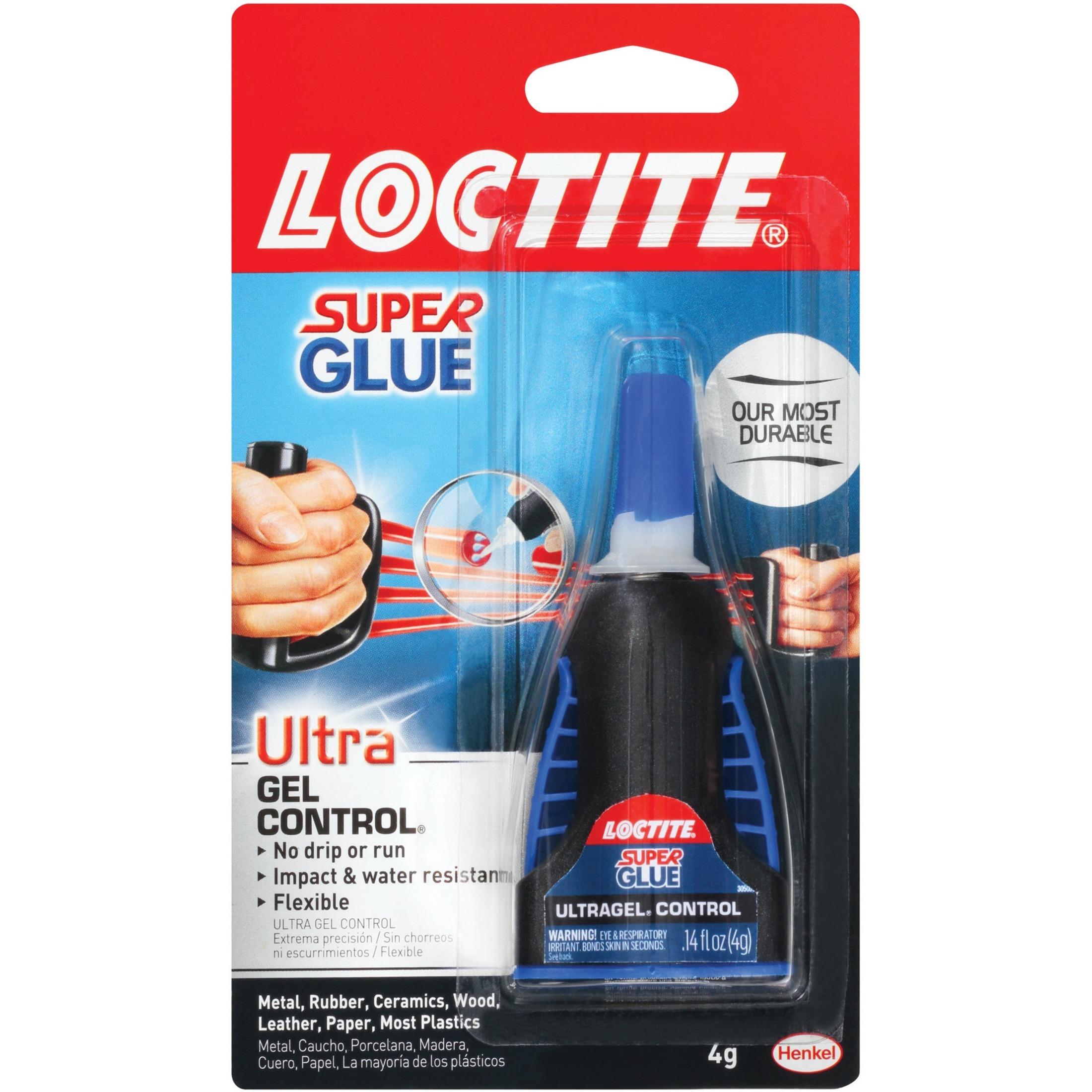 Super Glue Adhesive, Gel, .14 oz., Clear