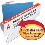 Smead Viewables Hanging Folder Tabs and Labels, Refill, 3 1/2 Inch, Assorted, 100/Pack