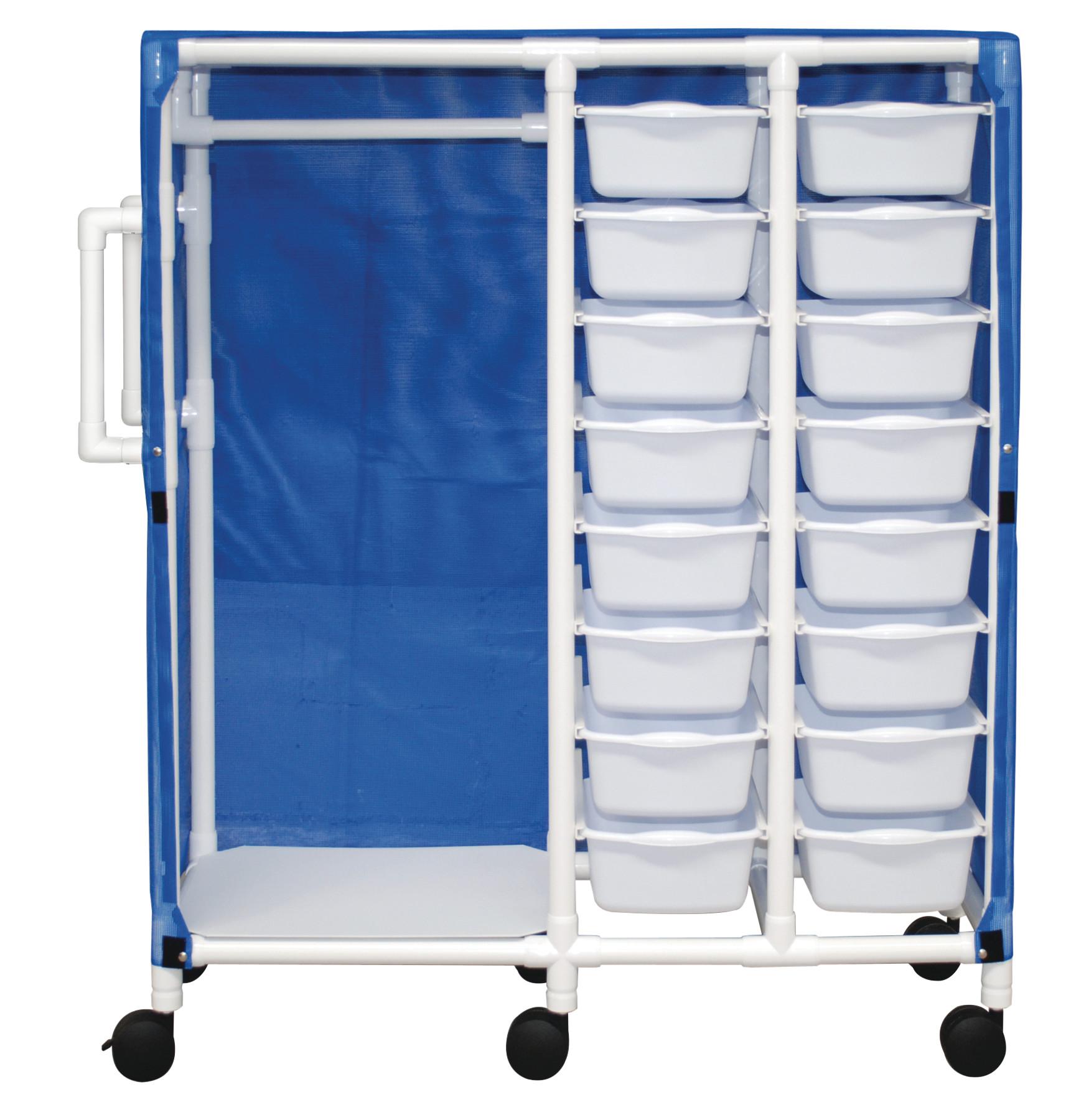 Direct Supply® Distribution Cart Hanging Rod, Mesh Cover - Cover ...