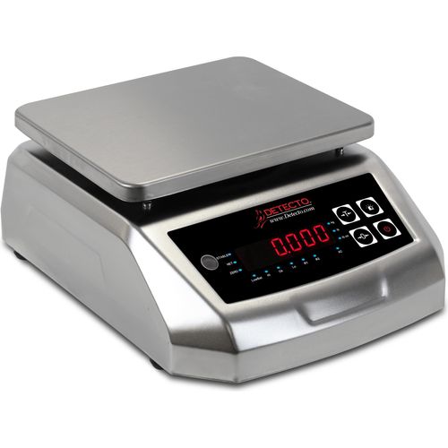 Detecto Mechanical Stainless Steel Baker Dough Scale with Scoop