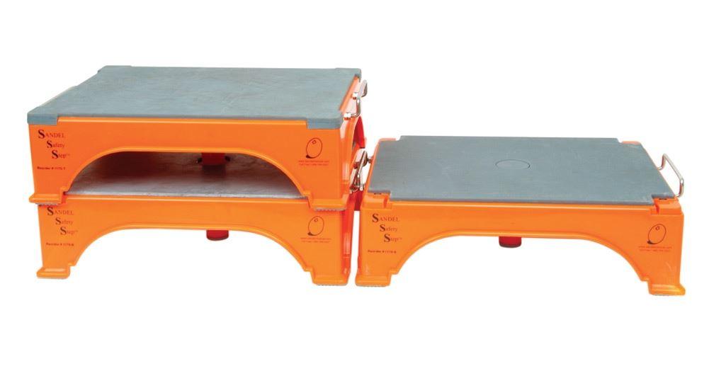 Ergo-Step™ Stool, 4 Tops, 14"W x 18"L x 5-1/4"H, 4/cs