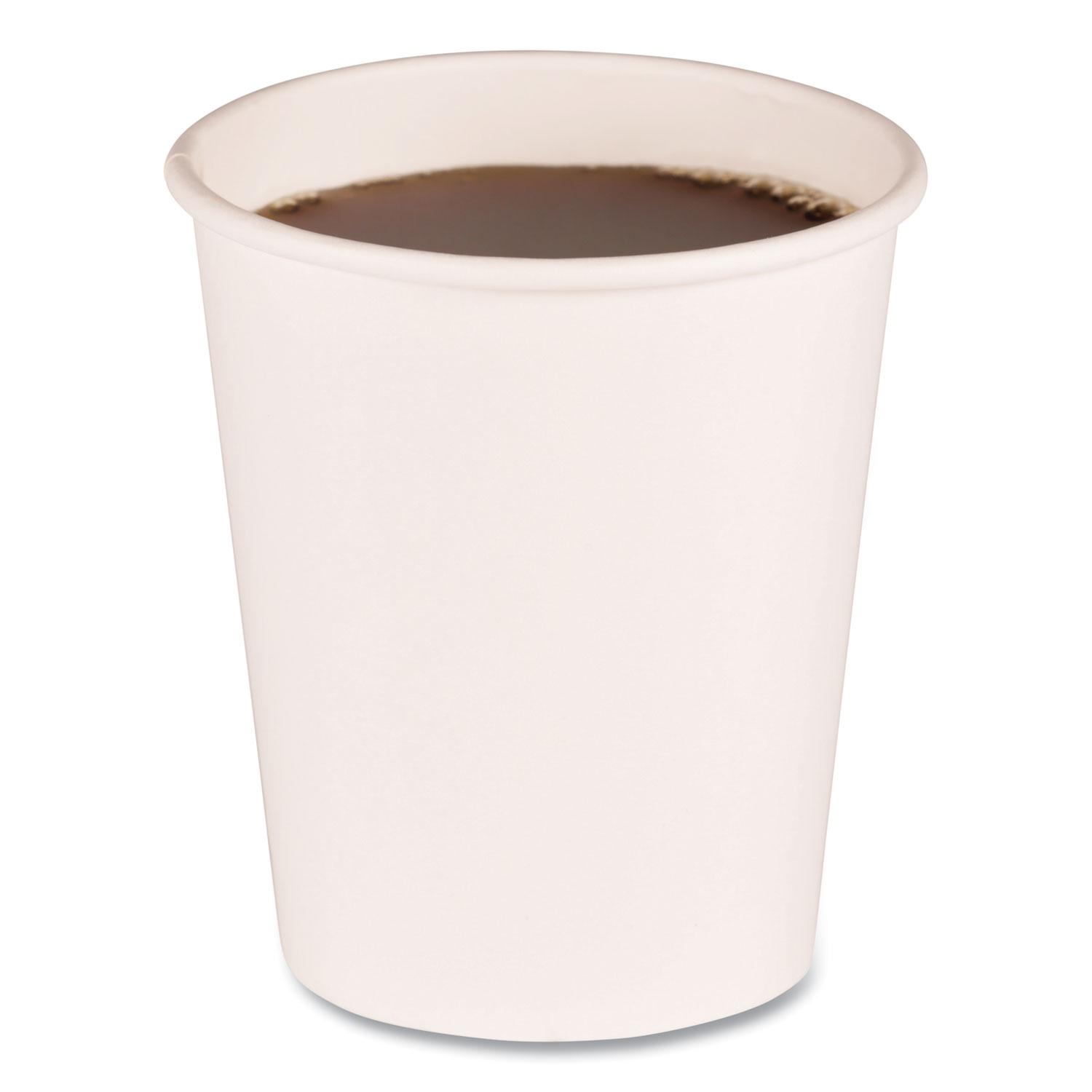 Boardwalk® Paper Hot Cups, 8 oz, White, 1000/Carton