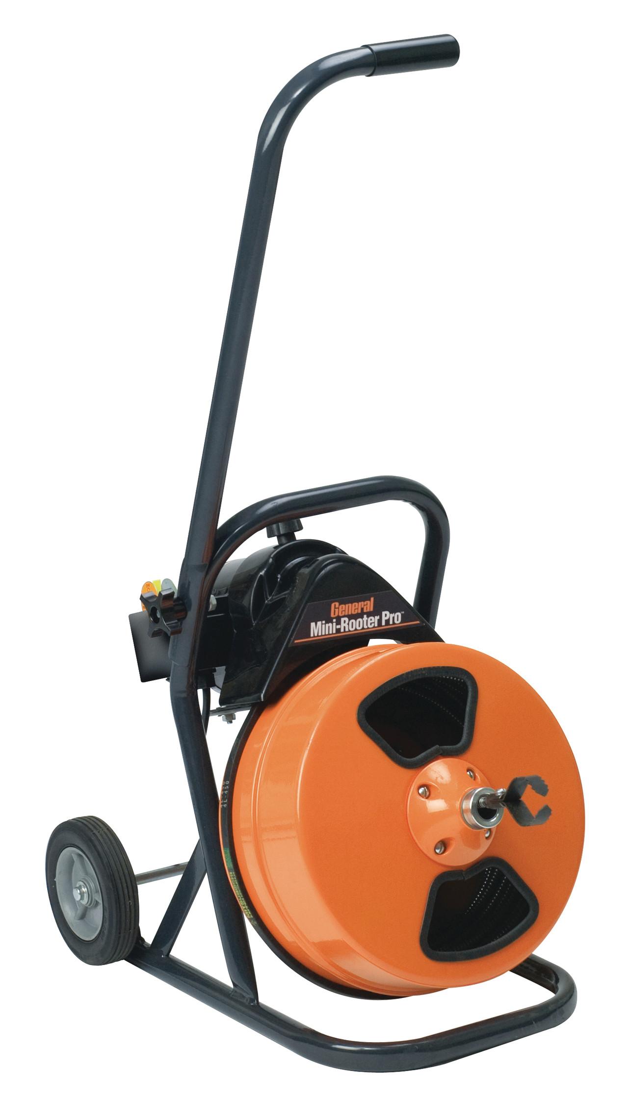 Mini-Rooter Pro, 50' x 1/2" Cable in Drum & Cutter Set