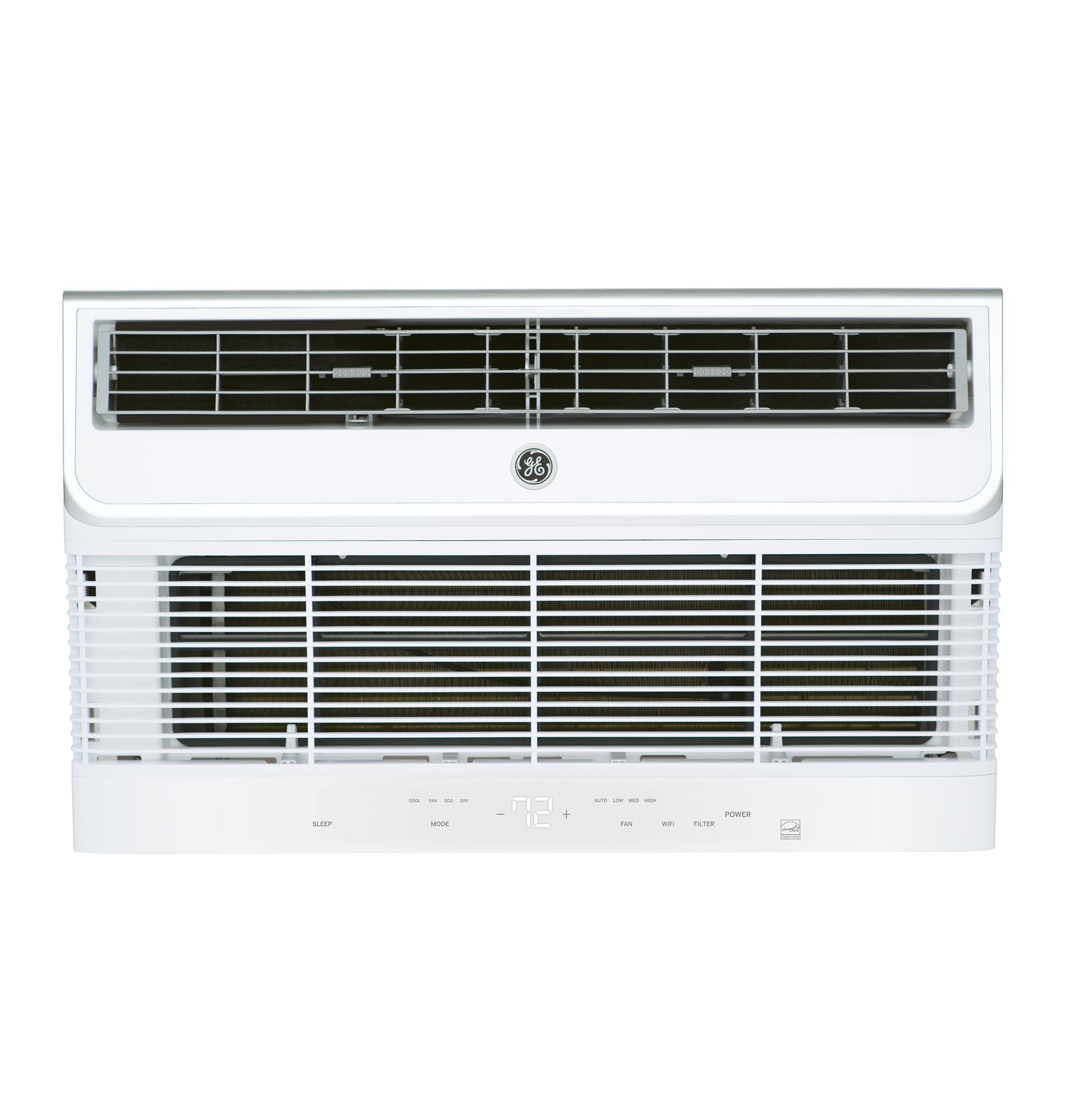 GE® Built-In Smart High-Mount Air Conditioner, 26"W, 12,000 BTU, R32, 230-208V, Cool Only, Energy Star, ADA, White