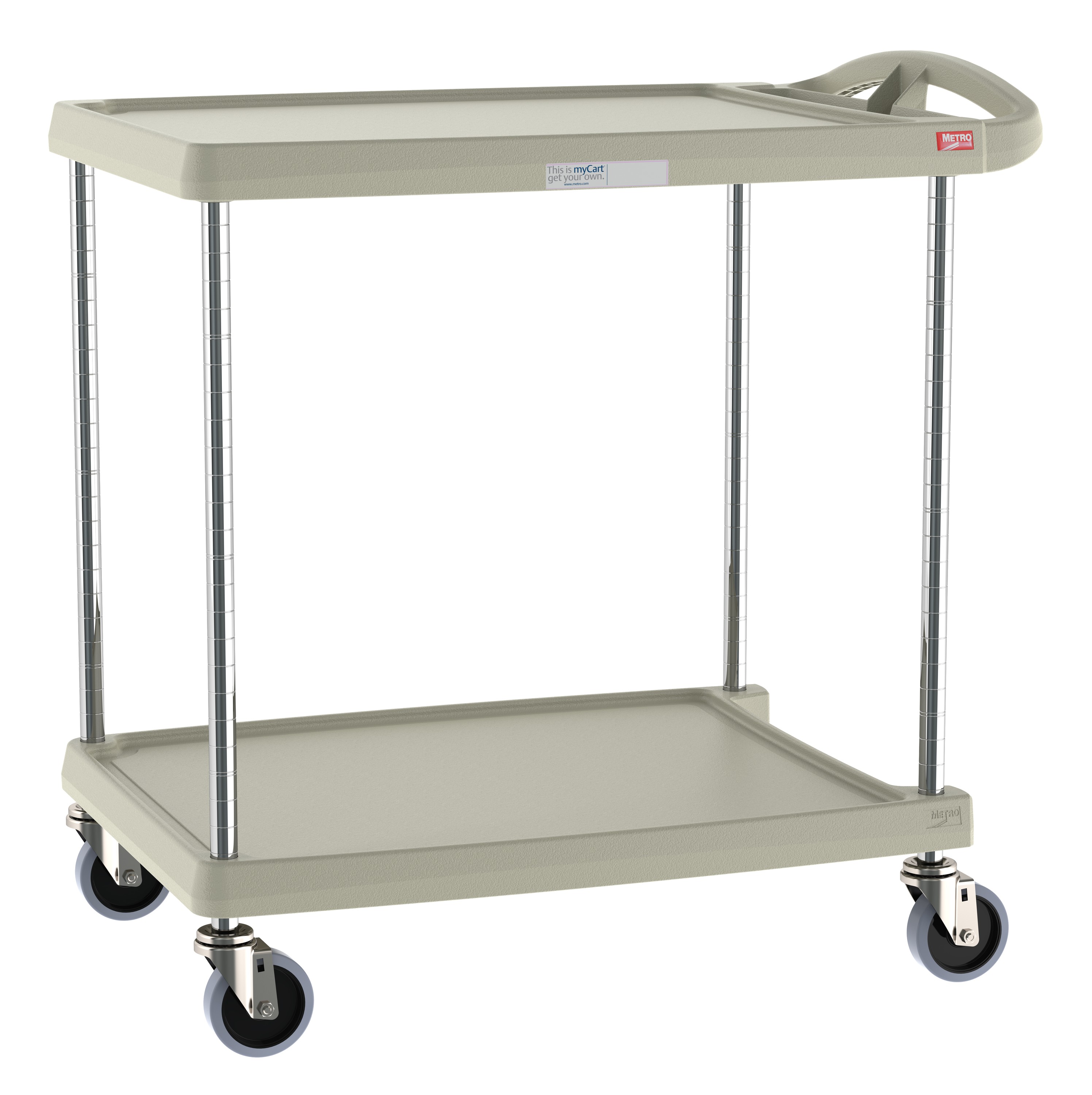 Direct Supply® Standard-Duty Utility Cart, Black, 38