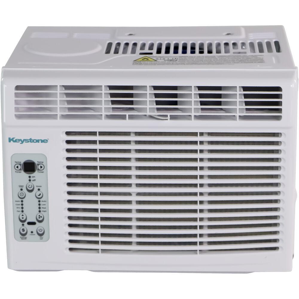 8,000 BTU Window-Mounted Air Conditioner with "Follow Me" LCD Remote Control