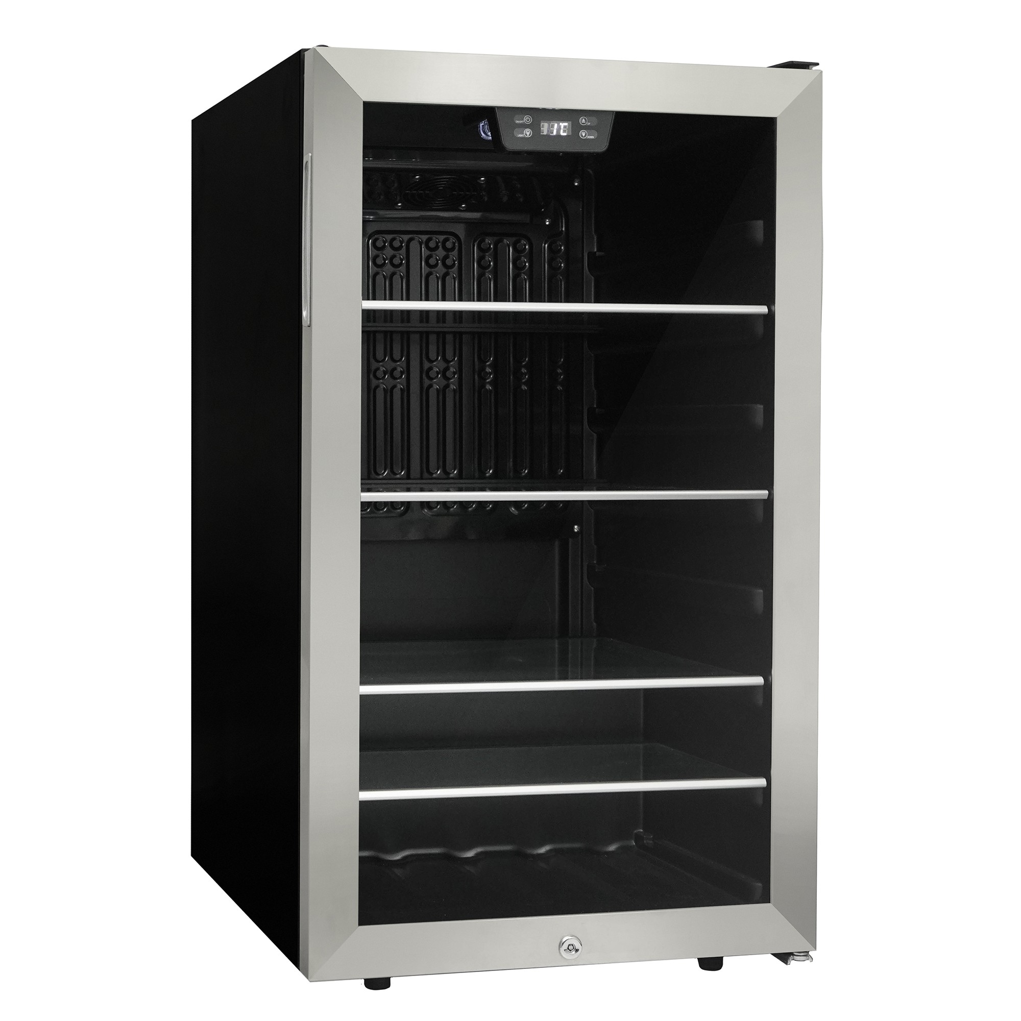 4.5 cu. ft. beverage center stores up to 115 beverage cans, Stainless Steel