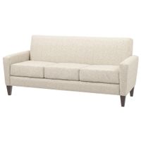 Quick-Ship Arlington Heights Sofa with Preferred Seat Deck in Dual Fabric