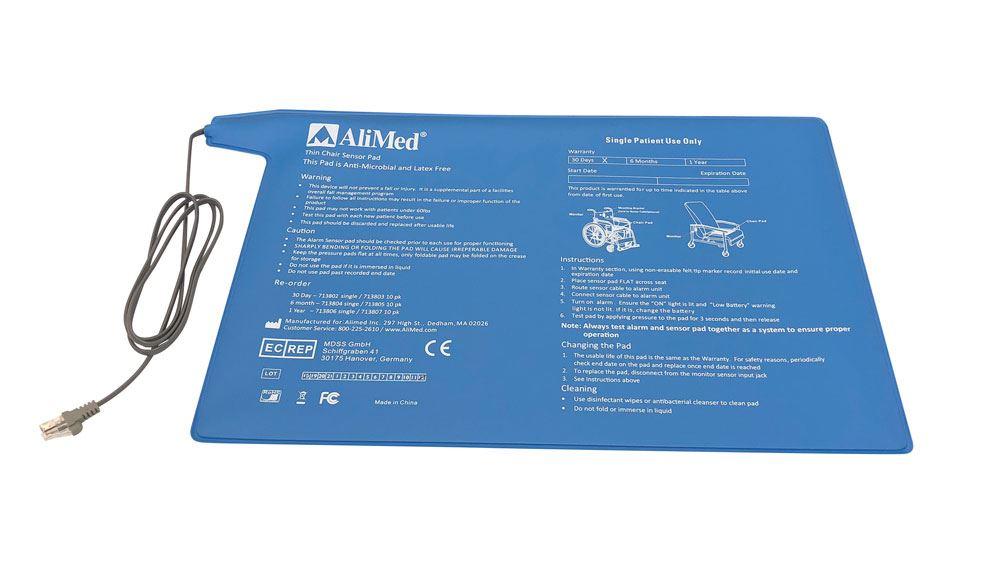 Sensor Pad, Chair, Corded, 30 Day 10 Pack