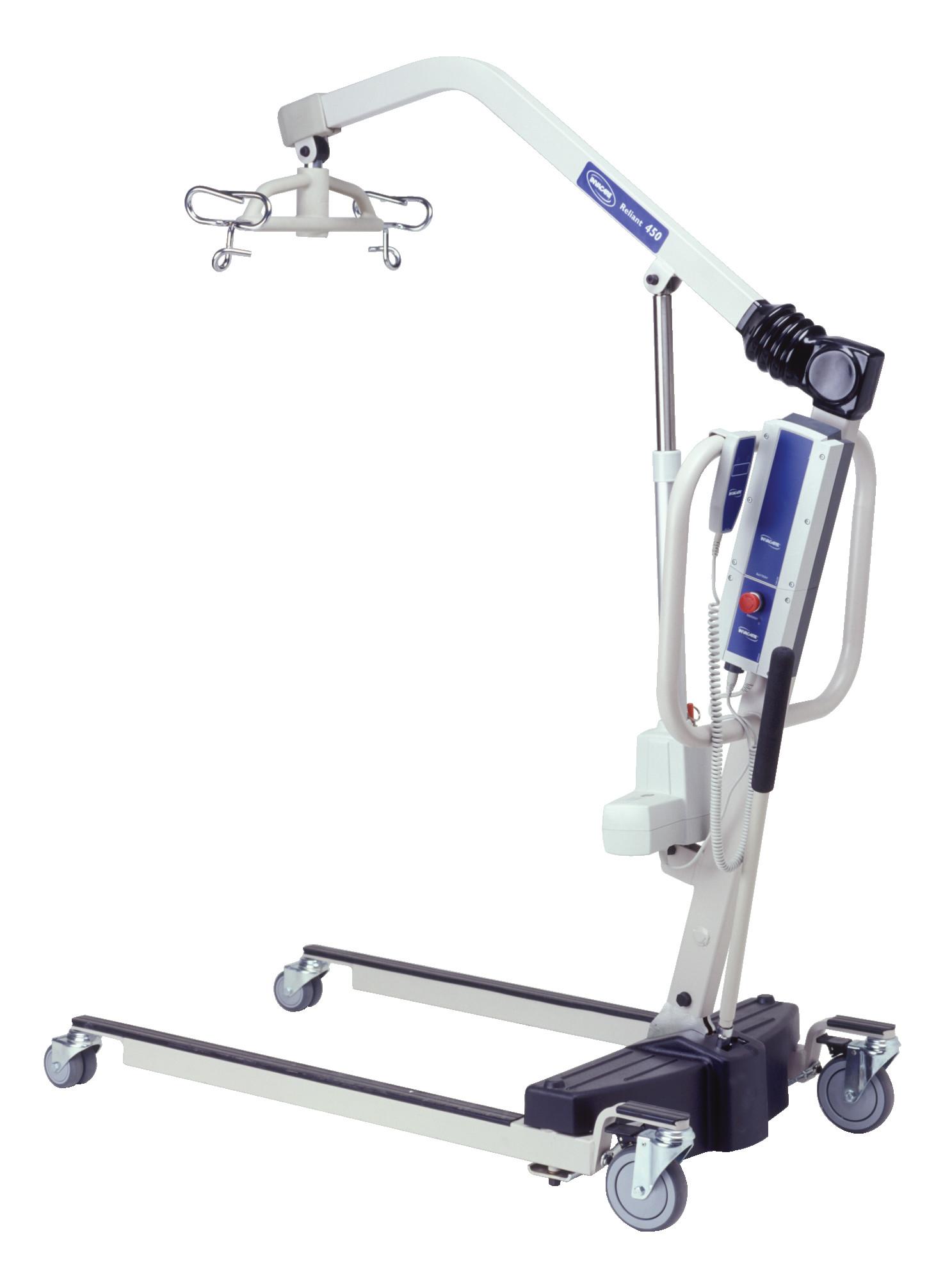 Reliant 450 Series Floor Lift, Manual Low-Height Base, 450 lb. Weight Capacity