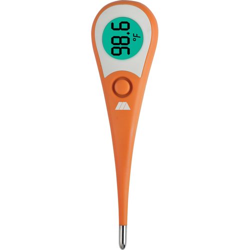 Mabis Fast 9 Second Digital Thermometer, flex tip, Fahrenheit