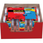 Scotch® 3850 Heavy-Duty Packaging Tape in Sure Start Disp., 1.88" x 800", Clear, 6/Pack
