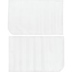 Replacement Direct Supply® Premium Privacy Cover for 500lb. Shower Chair, White, for chairs purchased after 1/1/19