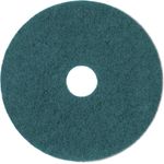Boardwalk Heavy Duty Floor Pad, 20", Scrubbing, Green, 5/Carton