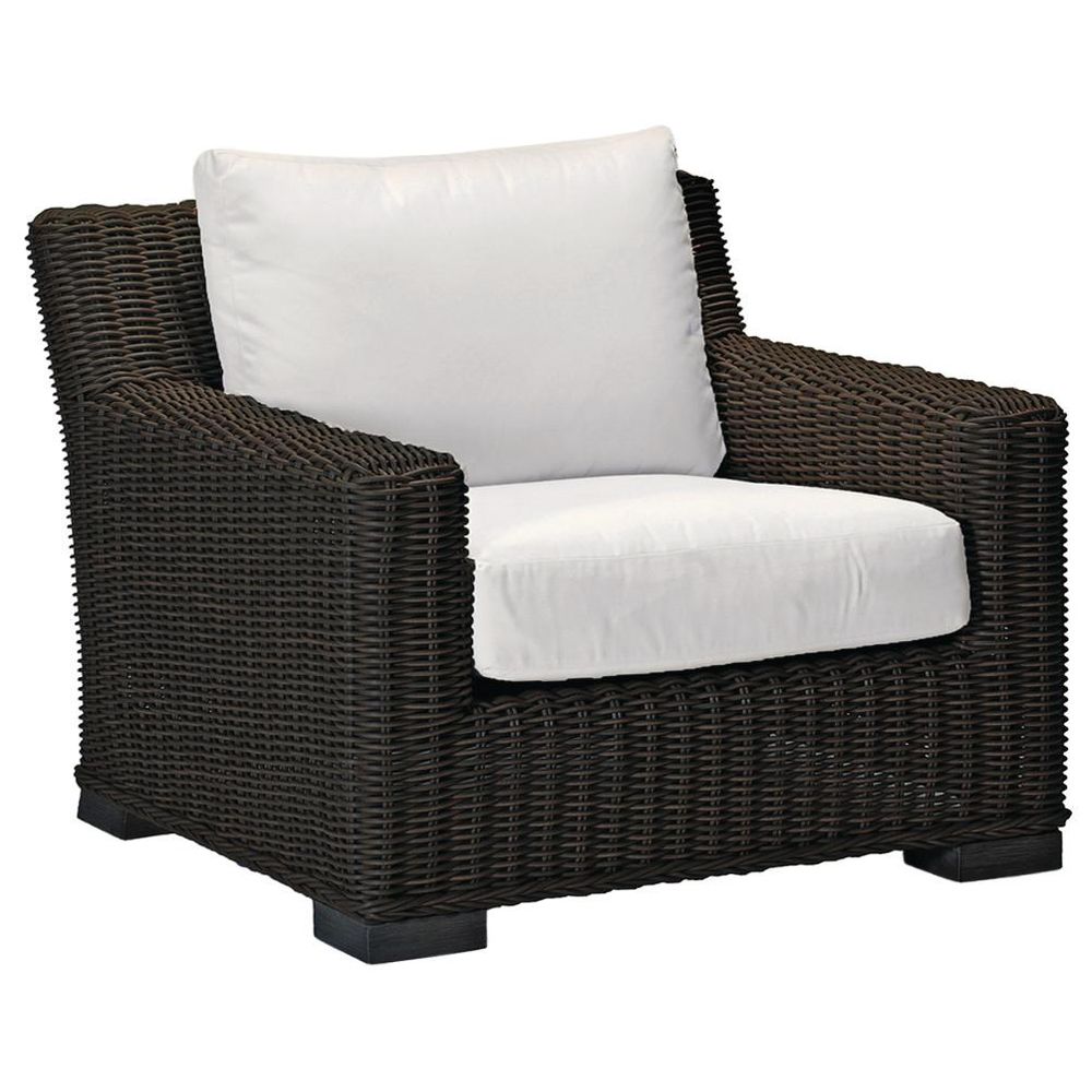 Summer Classics Rustic Wicker Lounge Chair