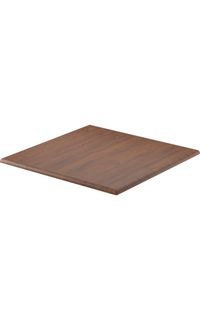 Thermolaminate Tabletop with Half Bullnose Edge, 30" Square