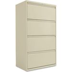 Four-Drawer Lateral File, 36"W - Cabinet Finish: Putty