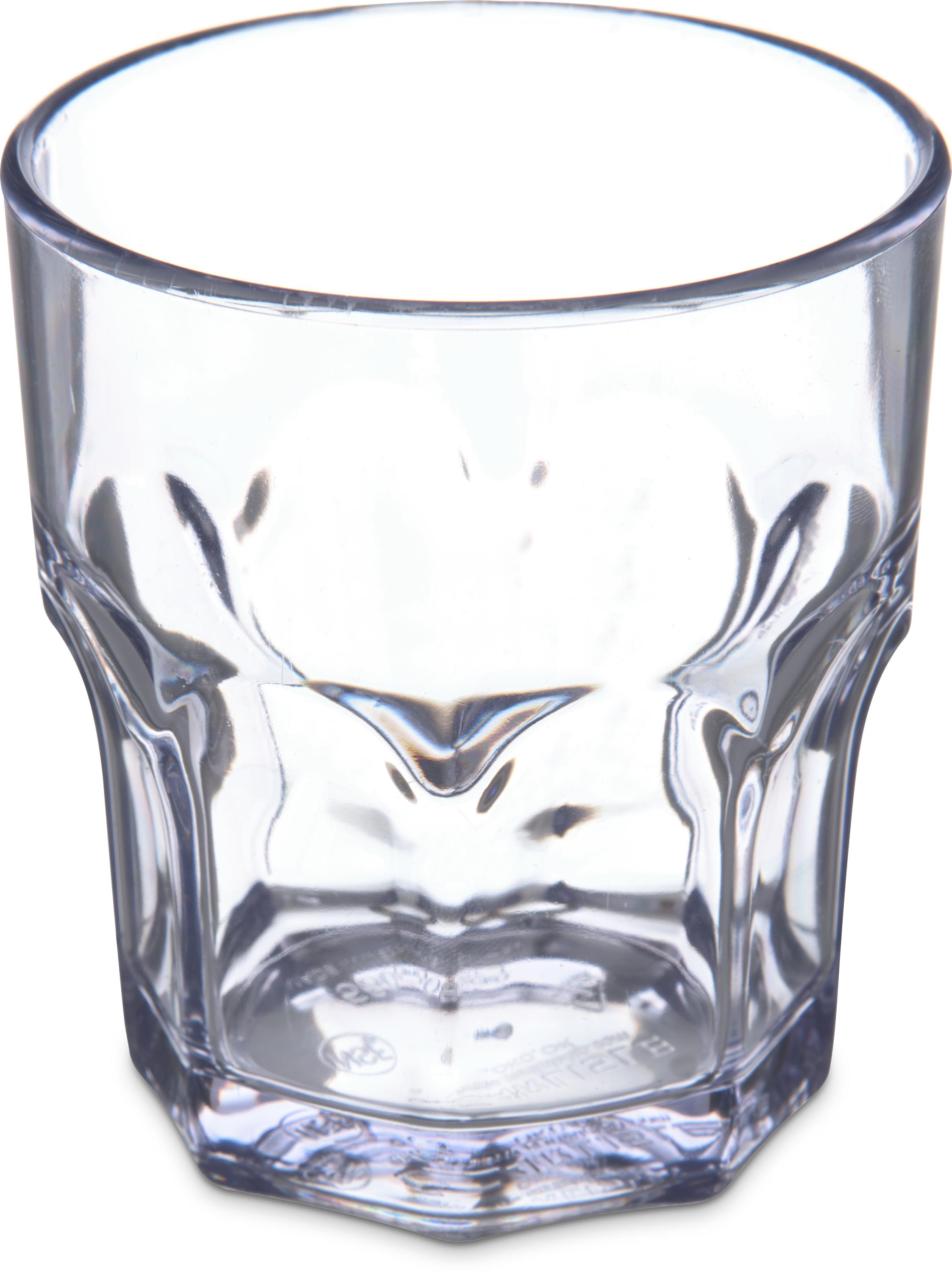 Stackable SAN Plastic Tumbler 8 oz - Clear (8WC64)