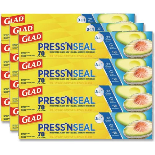 Glad® Glad Press'n Seal Food Plastic Wrap, 70 Square Foot Roll