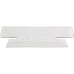 Pendaflex® Hanging File Folder Tabs, 1/3 Tab, 3 1/2 Inch, Clear Tab/White Insert, 25/Pack
