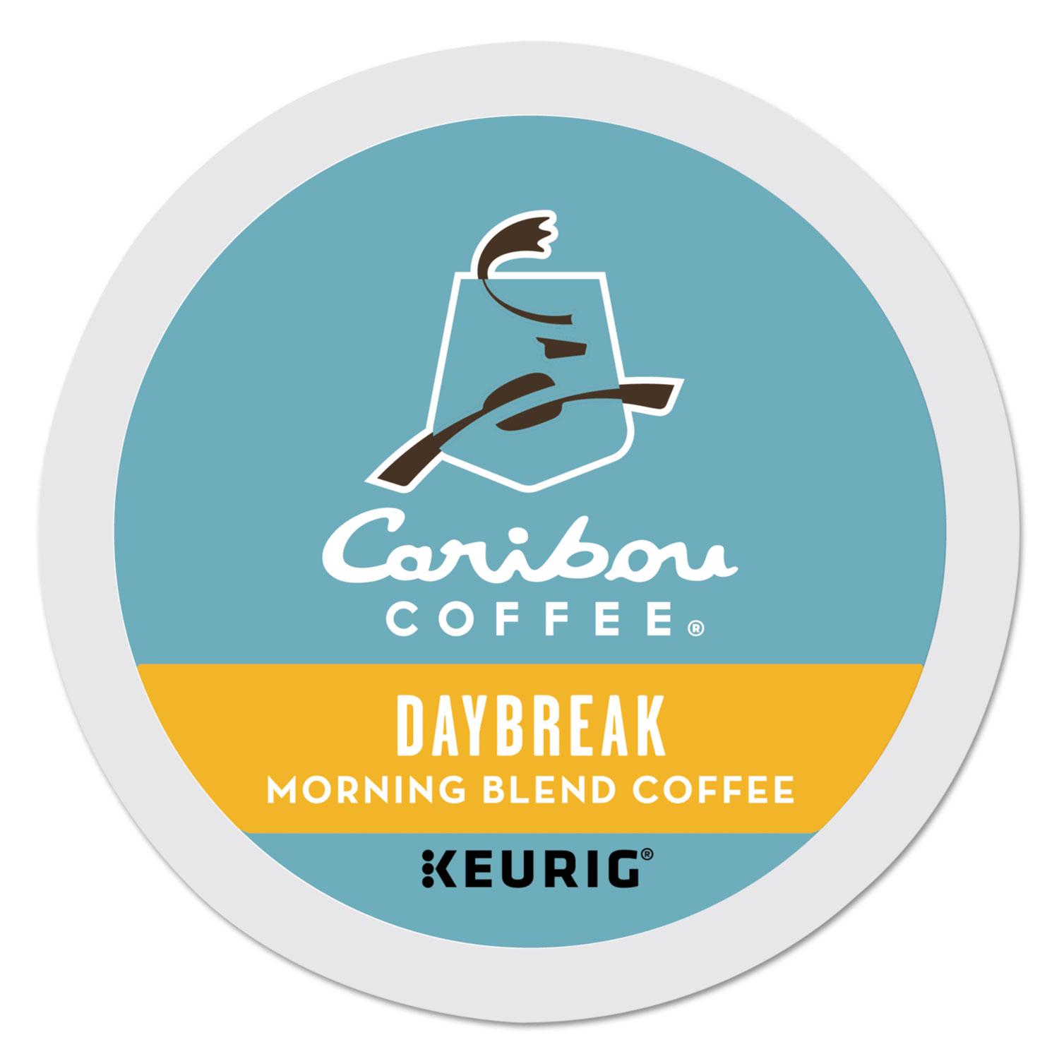 Caribou Coffee® Daybreak Morning Blend Coffee K-Cups, 96/Carton