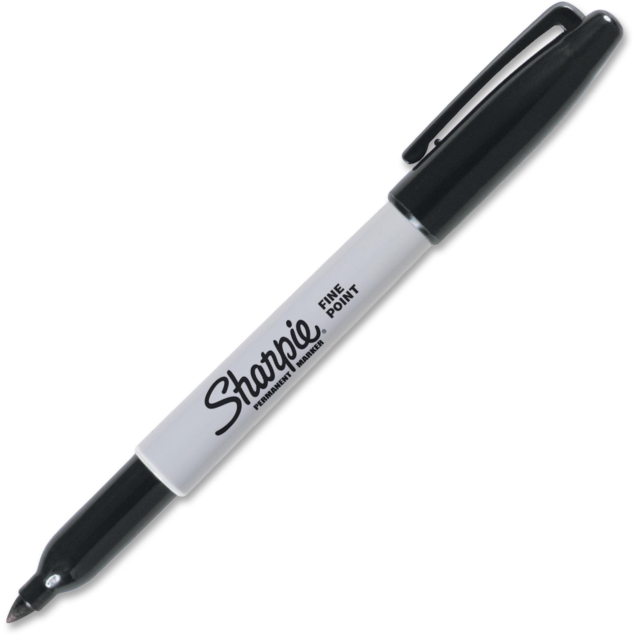 Sharpie Permanent Marker, Fine Point, 36/CT, Black