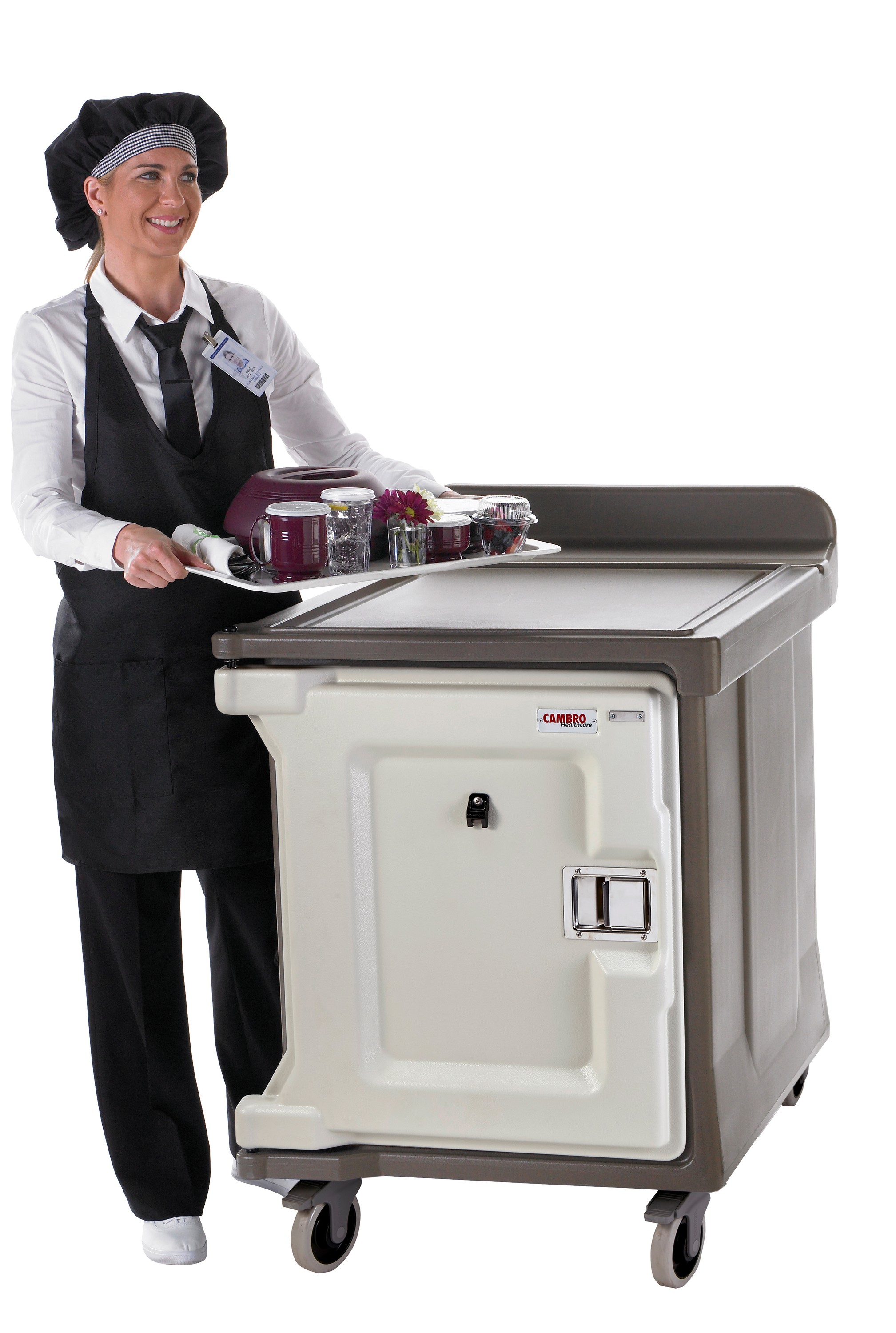 FWE TS-1418-15 Insulated Humidified Heated Holding Tray Delivery Cart ...