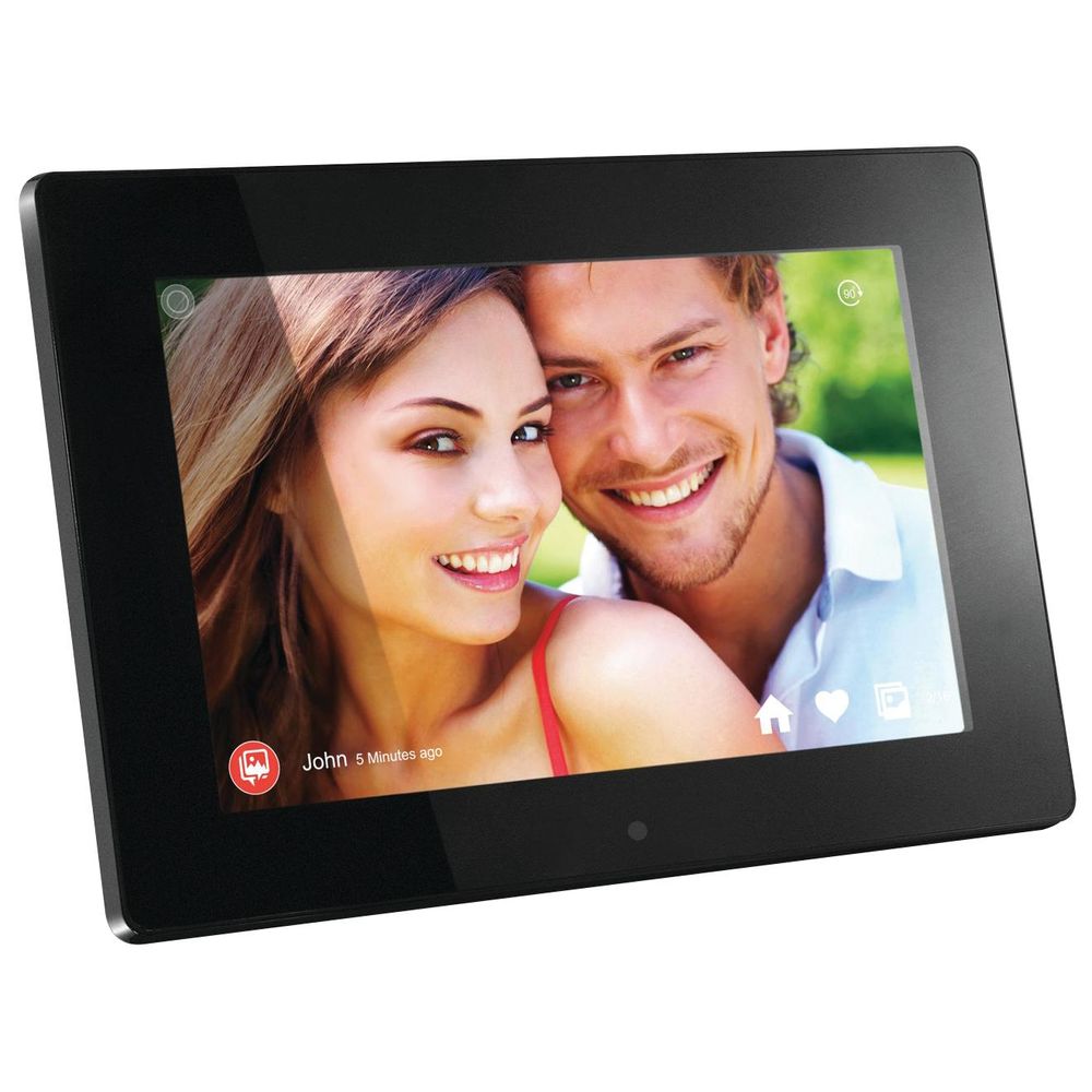 Aluratek - 10"Widescreen LCD Wi-Fi Digital Photo Frame