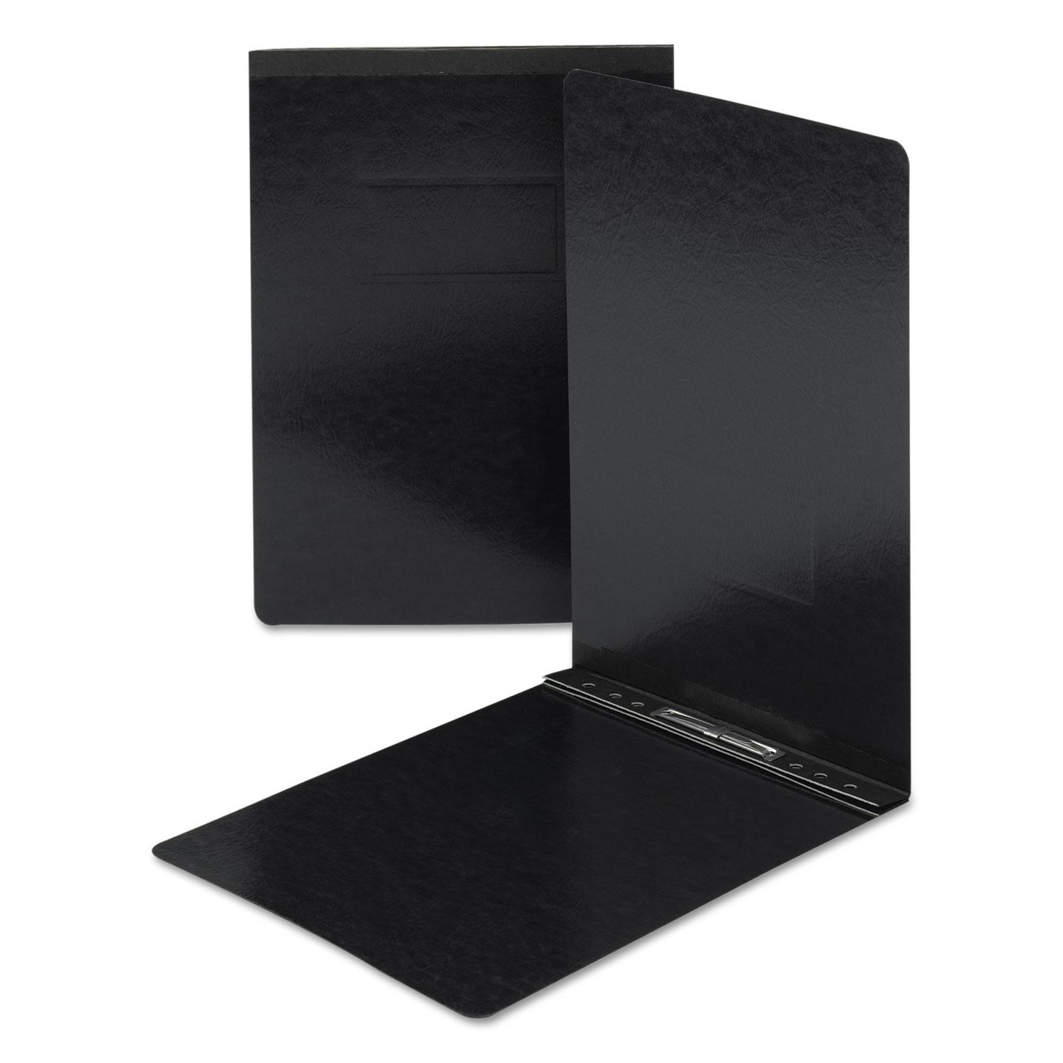 Smead Top Opening Pressboard Report Cover, Prong Fastener, 11 x 17, Black
