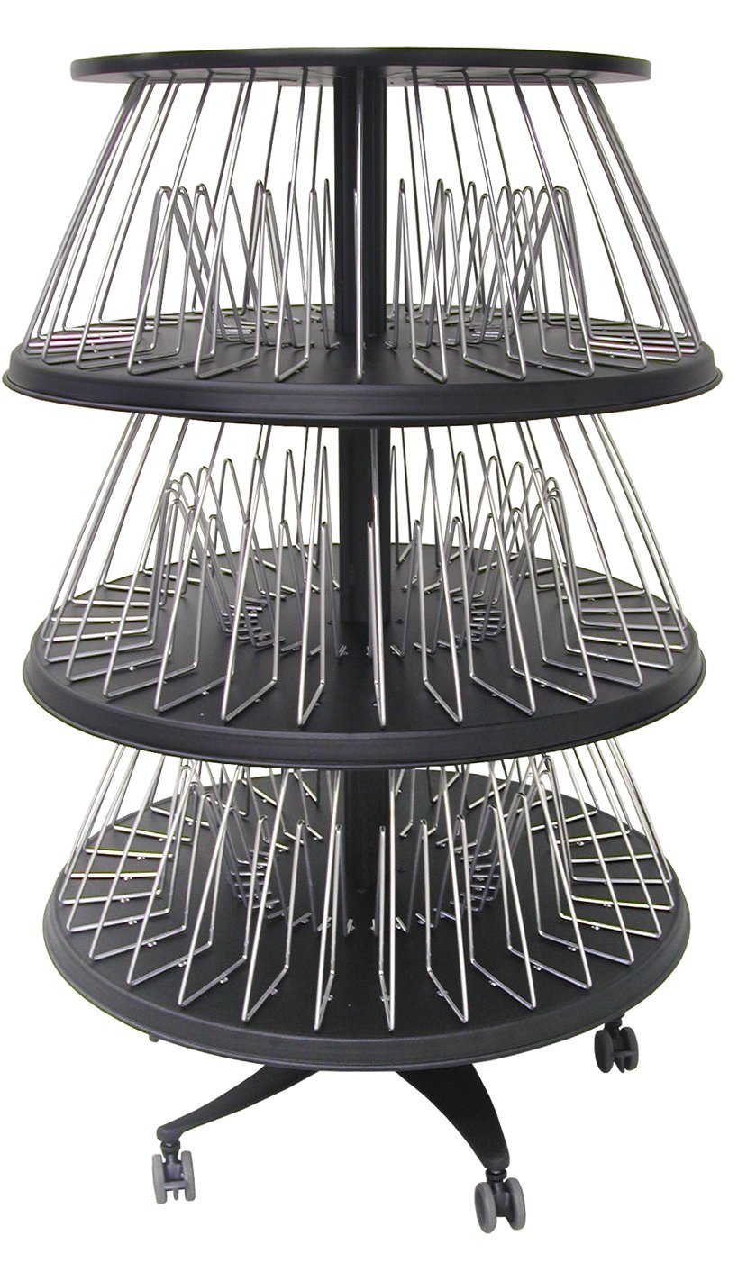 Wheeled 4 Tier Chart Carrier - 40 Capacity (4KF60) | Direct Supply