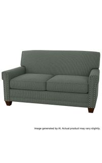 Quick-Ship Porterville Loveseat with Preferred Seat Deck in Crypton Fabric