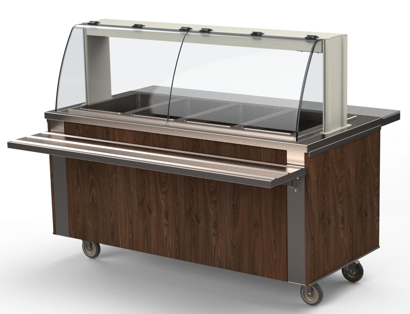 Multiteria MPHC-4-G-MOD M-Power - 4 Well Hot Modular Serving Counter ...