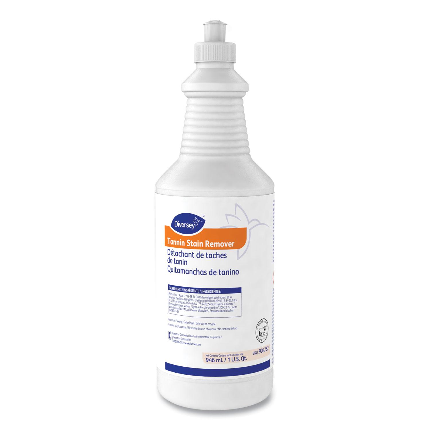 Diversey™ Tannin Stain Remover, 32 oz Bottle, Fruity, 6/CT