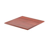 Thermolaminate Tabletop with Bullnose Edge, 30" Square