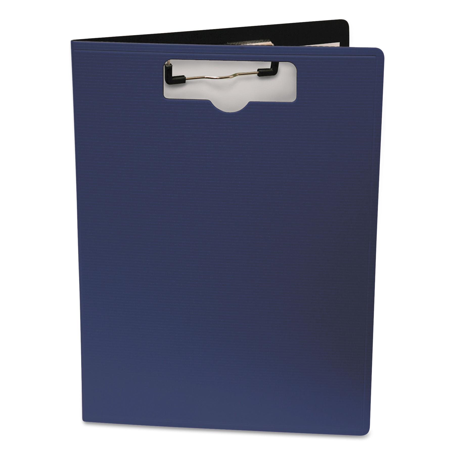 Mobile OPS® Portfolio Clipboard With Low-Profile Clip, 1/2" Capacity, 8 1/2 x 11, Blue