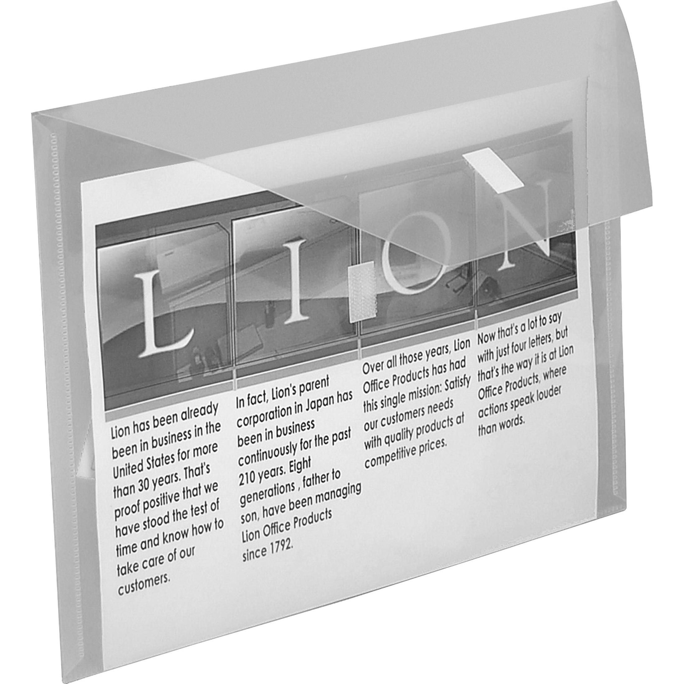 Poly Envelope, w/ Front Pkt, Side Opening,12-1/2"x9-3/4", CL