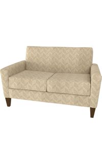 Quick-Ship Arlington Heights Loveseat with Preferred Seat Deck in Crypton Fabric