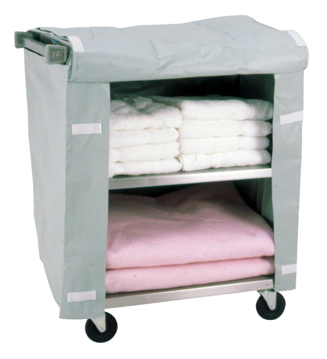 OVCRNIBI Utility/Supply Cart Cover, Heavy Duty 420D Oxford Waterproof Dtproof With Intimate Storage Pockets Suitable For Size 17 "L X 13" W X 31" H (Without Rolling Cart