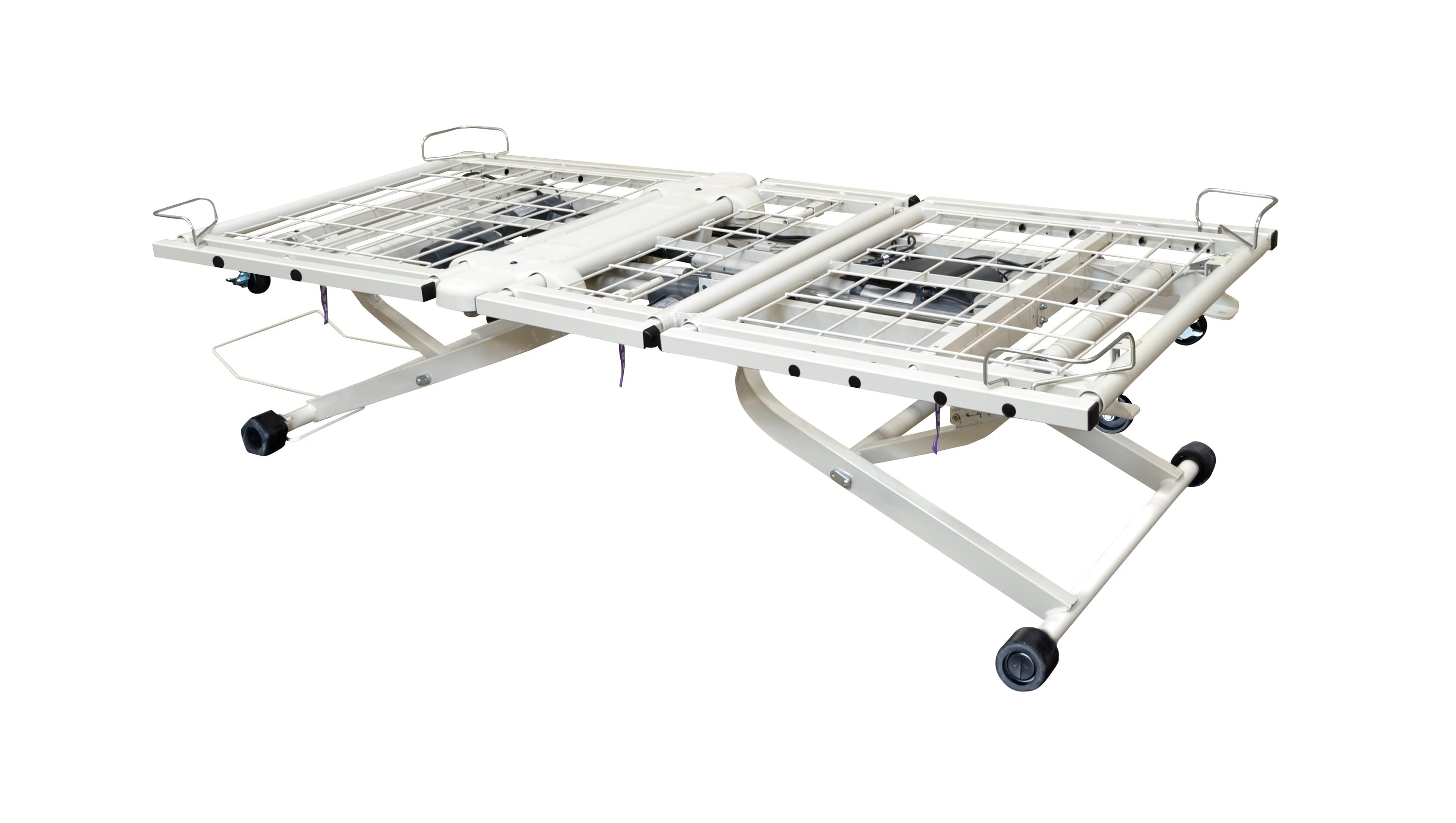 EasyCare® Adjustable Height Bed, Roll in Low, 35-42iWx80iL, 3 Prong, Advanced Controls, 600lb Capacity - Plug Type: 3-Prong