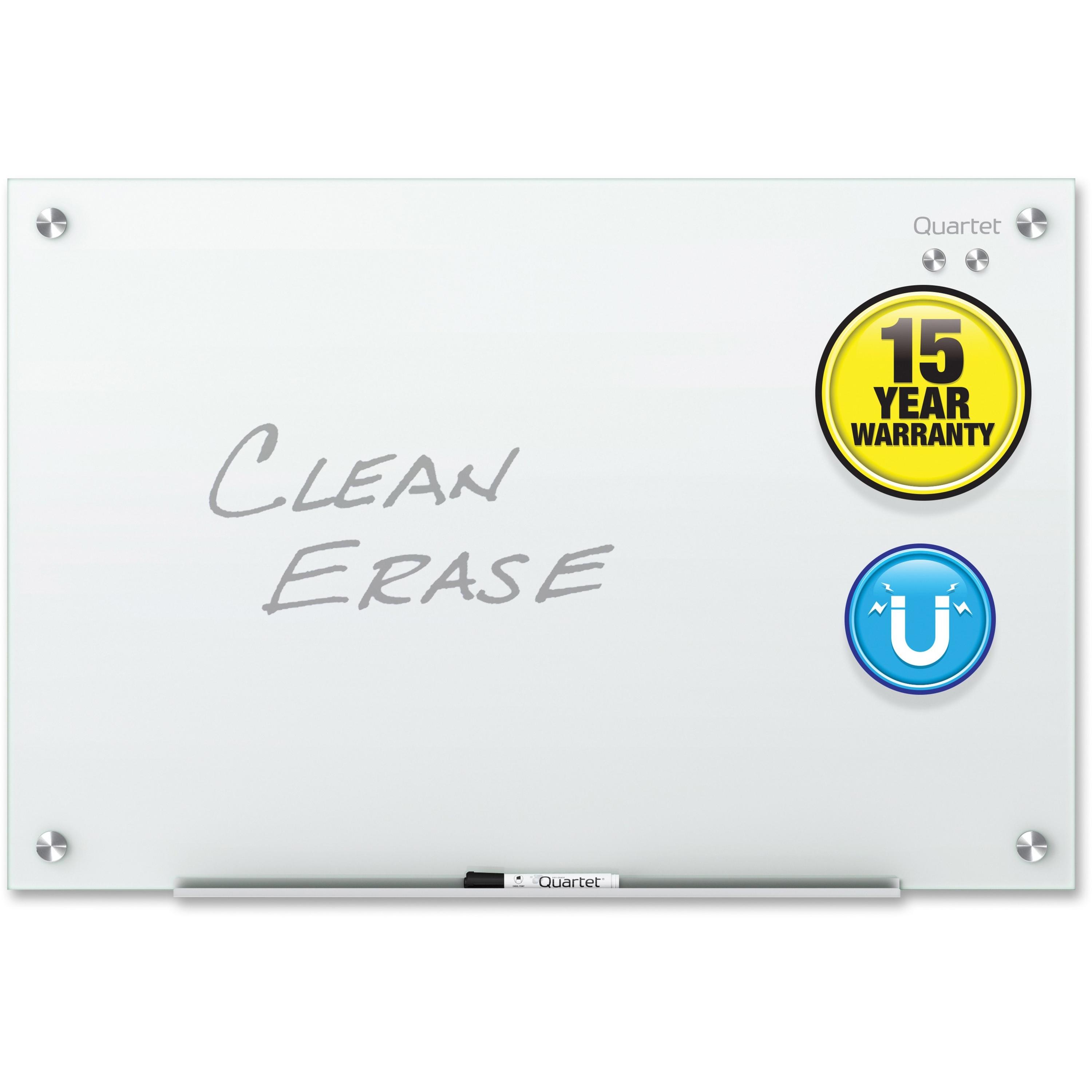 Glass Marker Board, Infinity, Frameless, 4"x3", White