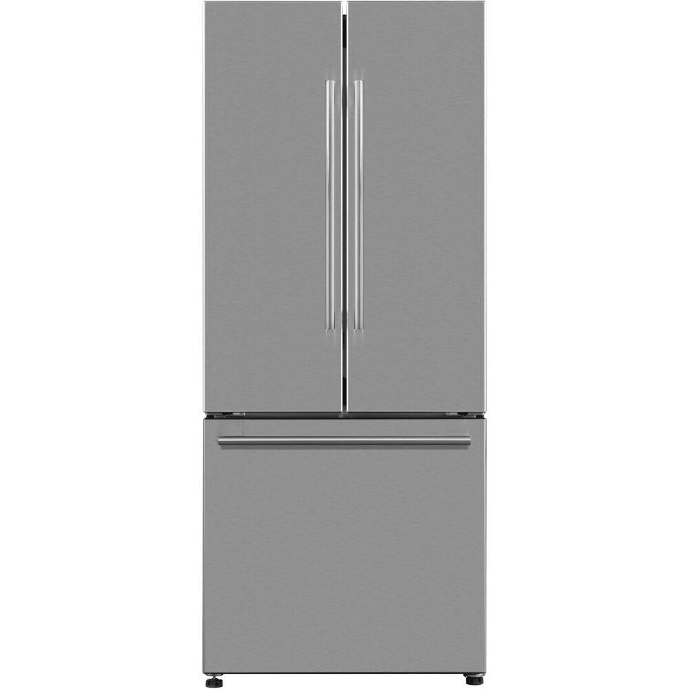 16-Cu. Ft. 3-Door French Door Refrigerator with Ice Maker, Stainless Steel